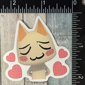 🌀10/$10🌀 Toro Kuro Inoue Cat Reusable Waterproof Vinyl Sticker Decal